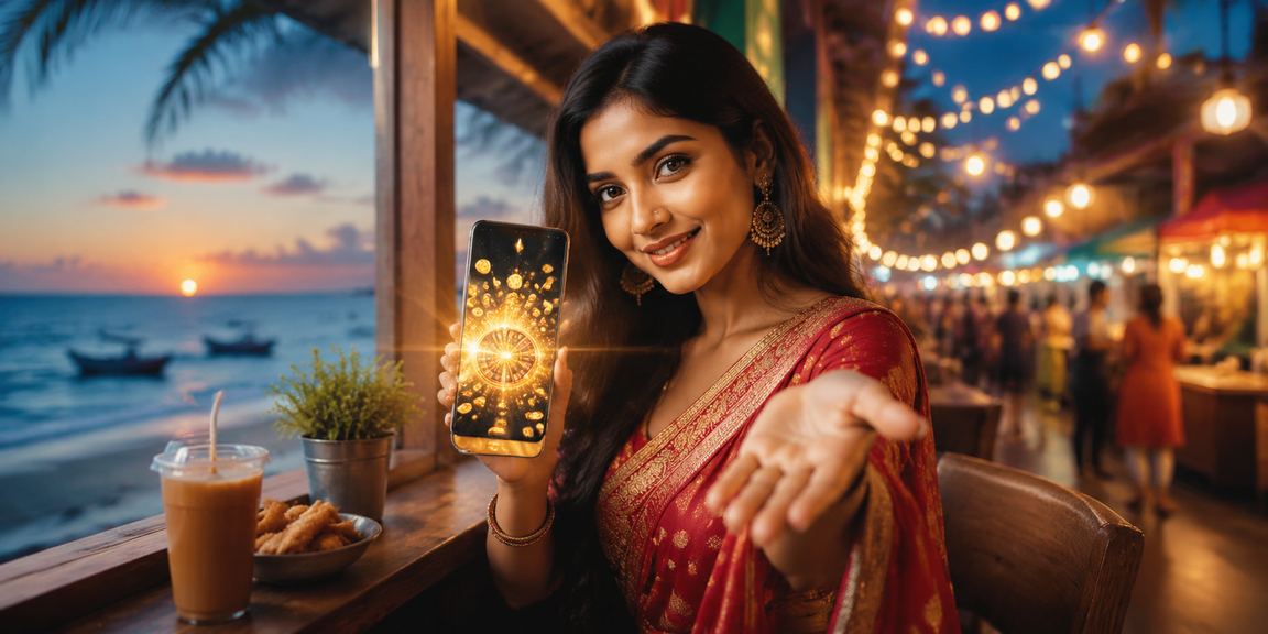 সেন্ট মার্টিন সমুদ্রতটের মোবাইল ক্যাসিনো গেমিং দৃশ্য